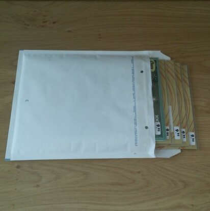 Air cushion envelope for 7" Vinylsingles - 100 pieces