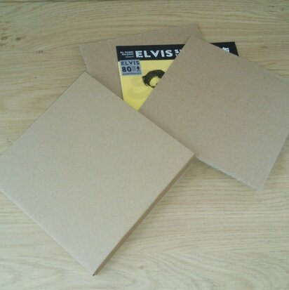 Shipping cardboard stiffeners for 7" Vinylsingles - 25 pieces