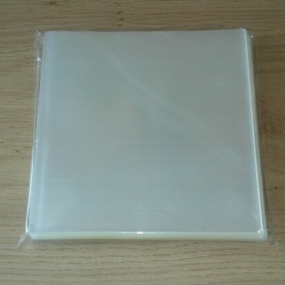 Bright Plastic Outersleeves for 7" Vinylsingles (100my) - 100 pieces