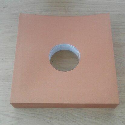 Brown Cardboard Sleeves for 10" Vinyl / 78RPM Records - 25 pieces