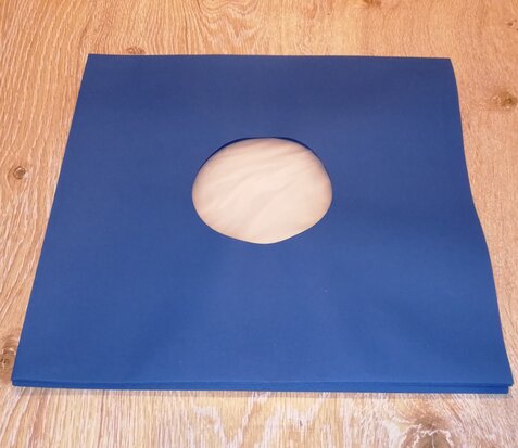 Innersleeves for 12" Vinyl  (Blue with antistatic inner foil) - pack 10 pieces