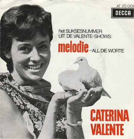 Caterina Valente - Melodie + All die worte (Vinylsingle)