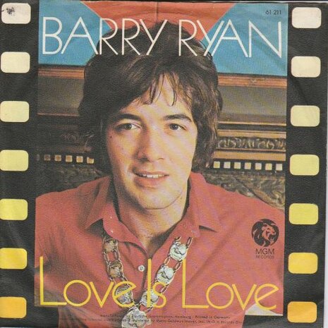 Barry Ryan - Love is love + I'll be on my way. dear (Vinylsingle)