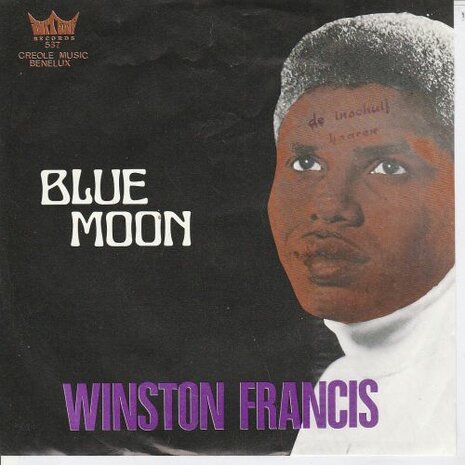 Winston Francis - Blue moon + Now that I'm a man (Vinylsingle)