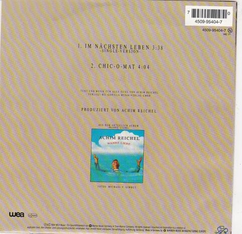 Achim Reichel - Im nachsten leben + Chic-o-mat (Vinylsingle)