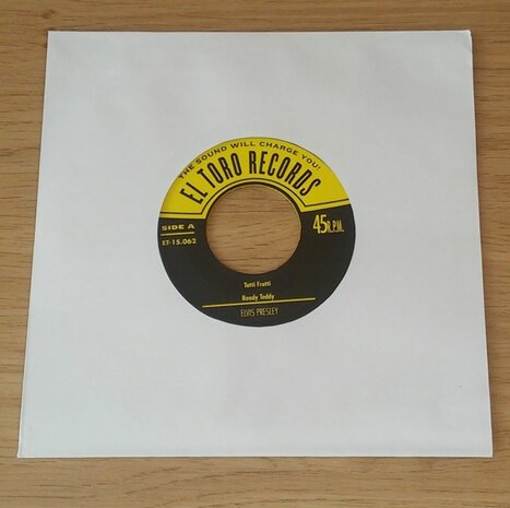 White Paper Sleeves (Standard Quality) for 7" Vinylsingles - 100 pieces