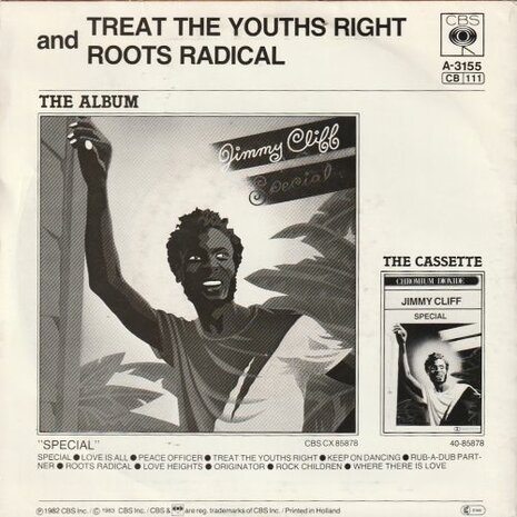 Jimmy Cliff - Treat the youths right + Roots radical (Vinylsingle)