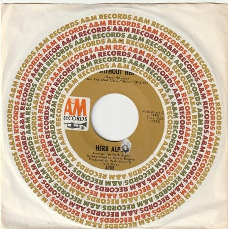 Herb Alpert - Without her + Sandbox (Vinylsingle)