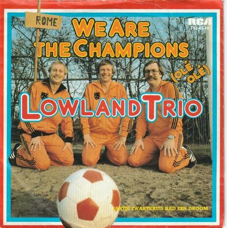 Lowland Trio - We are the champions + Jantje zwartkruis (Vinylsingle)