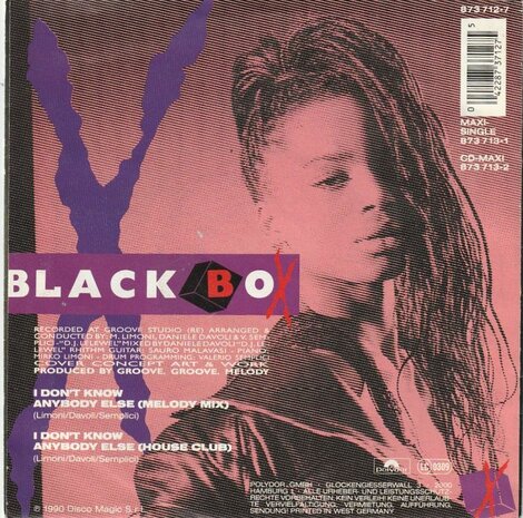 Black Box - I don't know anybody else + (House club) (Vinylsingle)