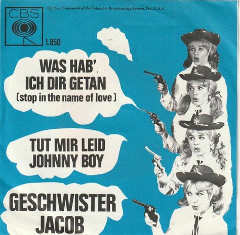 Geschwister Jacob - Was Hab' Ich Dir Getan + Tut Mir Leid Jonny Boy (Vinylsingle)
