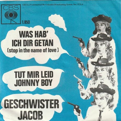 Geschwister Jacob - Was Hab' Ich Dir Getan + Tut Mir Leid Jonny Boy (Vinylsingle)