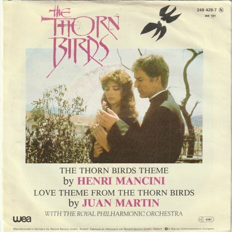 Henry Mancini - Theme from Love Story + Theme from Borsalino (Vinylsingle)