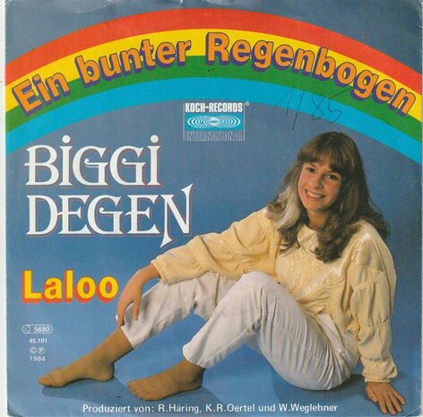 Biggi Degen - Ein Bunter Regenbogen + Laloo (Vinylsingle)