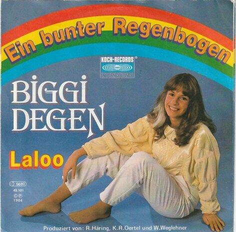Biggi Degen - Ein Bunter Regenbogen + Laloo (Vinylsingle)