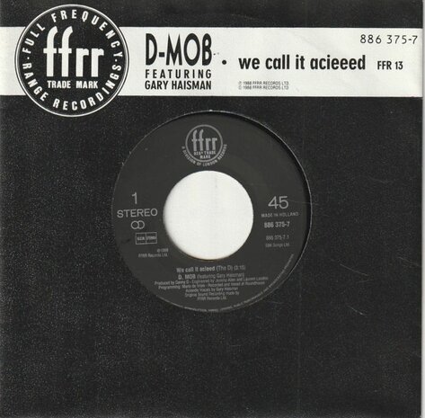 D Mob - We call it acieeed + (instr.) (Vinylsingle)