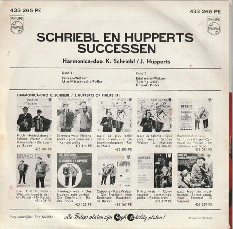 Schriebl en Huppets - Successen (EP) (Vinylsingle)