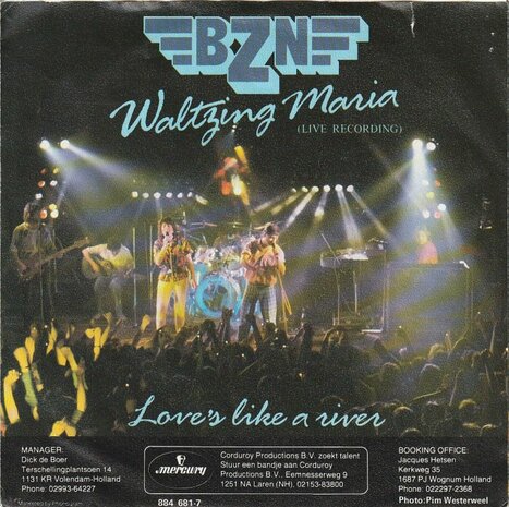 BZN - Waltzing Maria + Love's like a river (Vinylsingle)