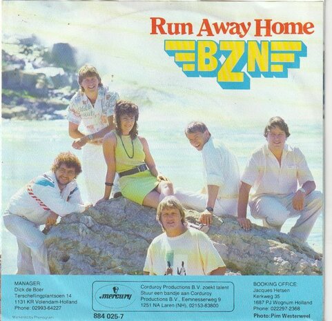 BZN - Run away home + Is this love? (Vinylsingle)