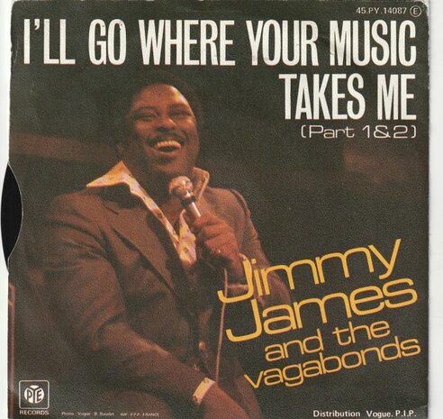 Jimmy James - I'll go where the music takes me + (part II) (Vinylsingle)
