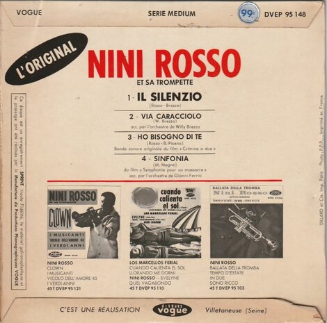 Nini Rosso - Ill Silenzio (EP) (Vinylsingle)