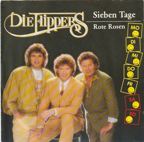 Flippers - Sieben tage + Rote rosen (Vinylsingle)