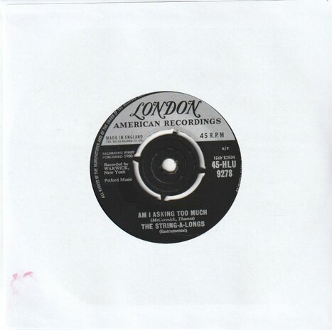 String A Longs - Wheels + Am I asking too much (Vinylsingle)