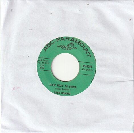 Fats Domino - Slow boat to China + Monkey business (Vinylsingle)