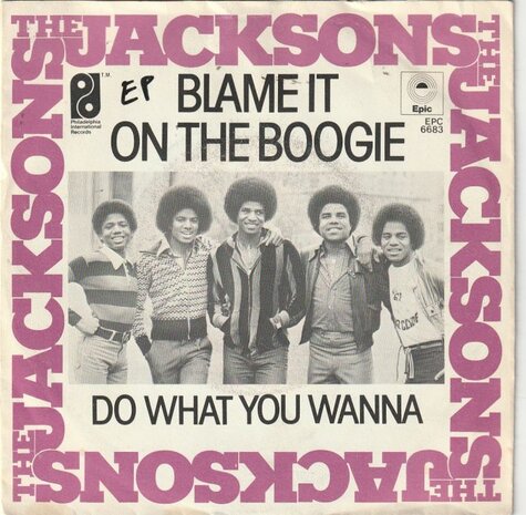 Jacksons - Blame it on the boogie + Do what you wanna (Vinylsingle)