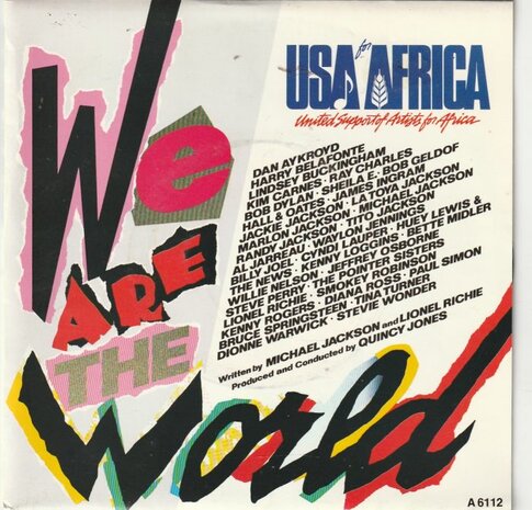 USA for Africa - We are the world + Grace (Vinylsingle)