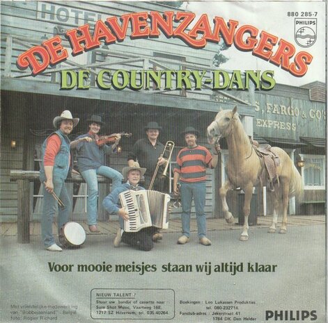Havenzangers - De country-dans + Voor mooie meisjes.. (Vinylsingle)