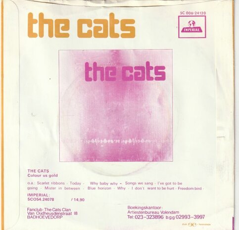 Cats - Marian + Somewhere up there (Vinylsingle)