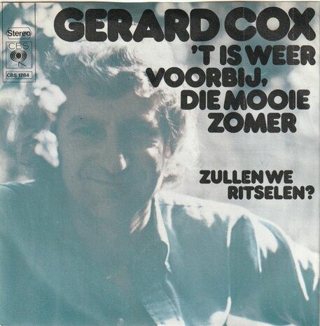 Gerard Cox - Het is weer voorbij die mooie zomer + Zullen we ritselen? (Vinylsingle)
