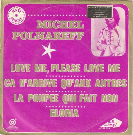 Michel Polnareff - Love Me Please Love Me (EP) (Vinylsingle)