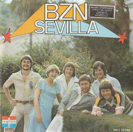 BZN - Sevilla + Only to you (Vinylsingle)
