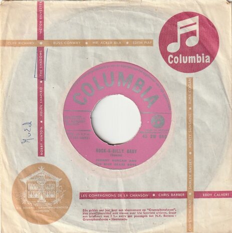 Johnny Duncan - Last train to San Fernando + Rock a billy baby (Vinylsingle)