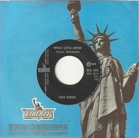 Fats Domino - I'm walkin' + Whole lotta loving (Vinylsingle)