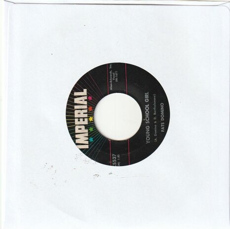 Fats Domino - Young school girl + It must be love (Vinylsingle)