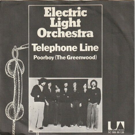 Electric Light Orchestra - Telephone line + Poor boy (Vinylsingle)