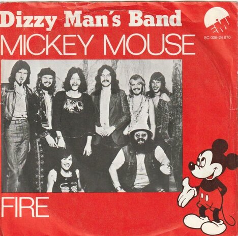 Dizzy Man's Band - Mickey Mouse + Fire (Vinylsingle)