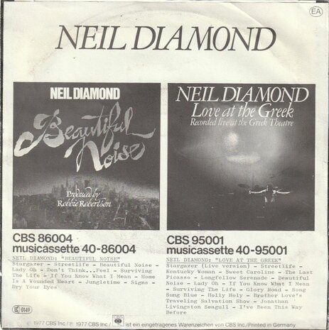 Neil Diamond - Stargazer + Jungletime (Vinylsingle)