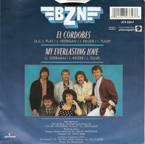 BZN - El cordobes + My everlasting love (Vinylsingle)