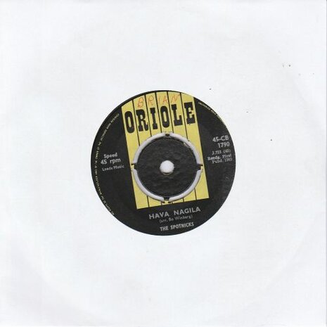 Spotnicks - Hava Naguila + Highflyin' Scotsman (Vinylsingle)