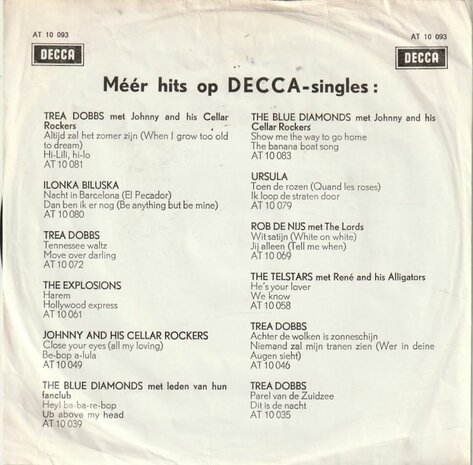Trea Dobbs - Ik vraag het aan de sterren + Ik hield van jou (Vinylsingle)