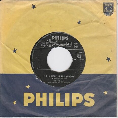 Four Lads - Put a light in the window + On a slowboat to China (Vinylsingle)
