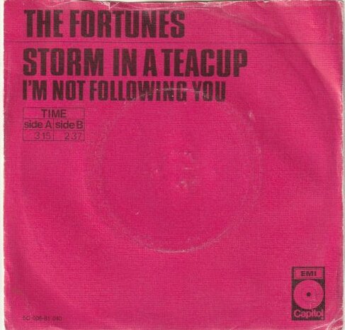 Fortunes - Storm in a teacup + I'm not following you (Vinylsingle)