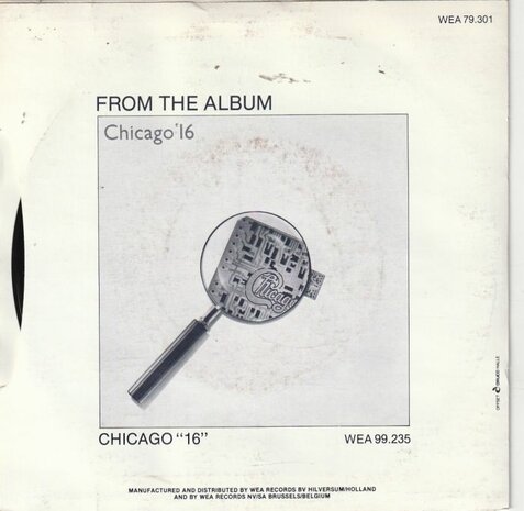 Chicago - Hard to say I'm sorry + Get away + Sonny think (Vinylsingle)