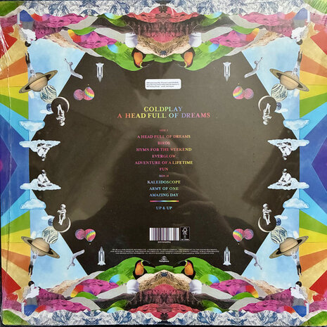 COLDPLAY - A HEAD FULL OF DREAMS -COLOURED- (Vinyl LP)