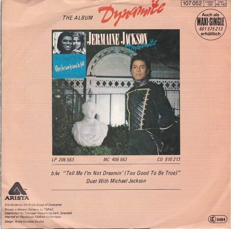 Jermaine Jackson - Do what you do + Tell me I'm not dreamin' (Vinylsingle)