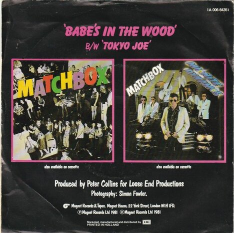 Matchbox - Babes in the wood + Tokyo Joe (Vinylsingle)